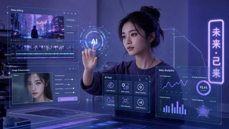 悠悠童学AI智能内容创作平台